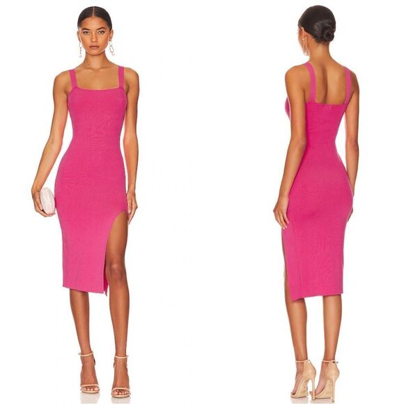 NWT Superdown Zoe Square Neck Dress in Pink XS Revolve - Picture 14 of 14